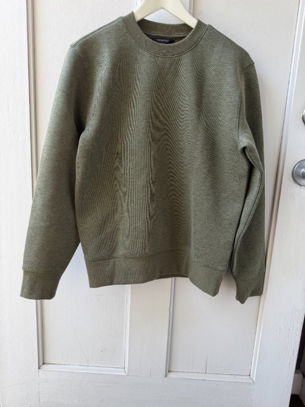 NEW Banana Republic Scuba Crew, Olive Heather, XS